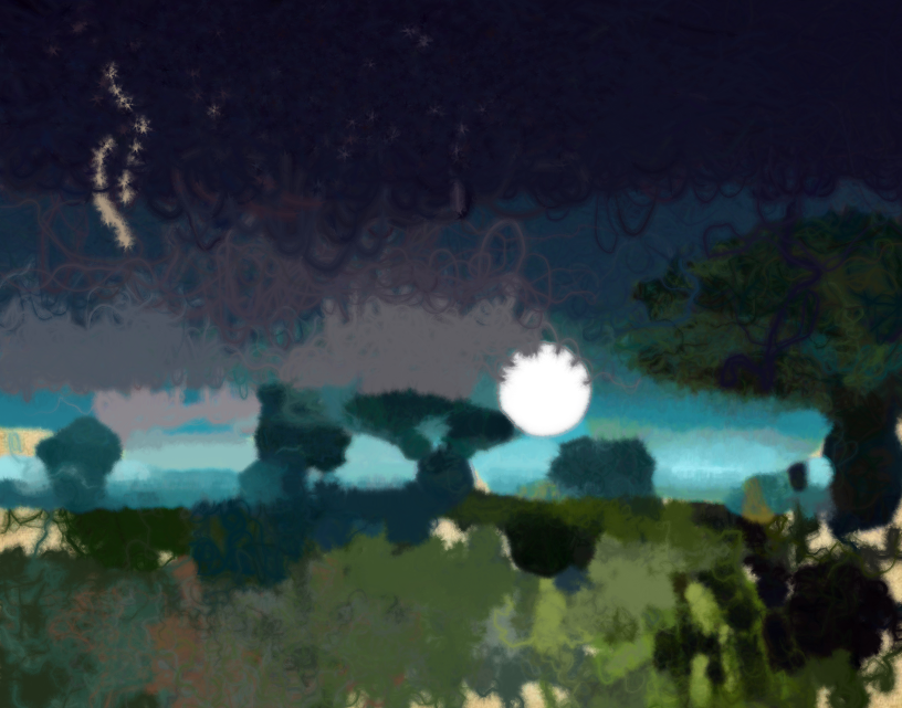 Painted output sample