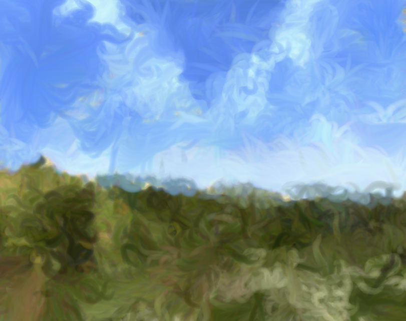 Painted output sample