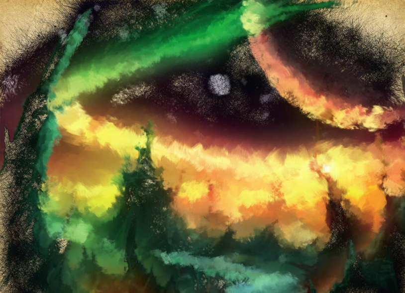 Painted output sample