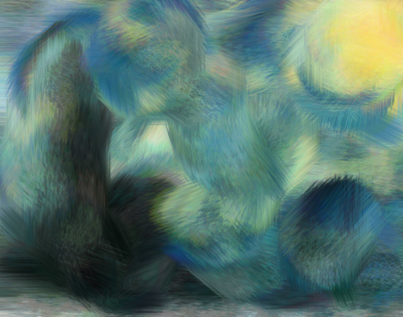 Painted output sample
