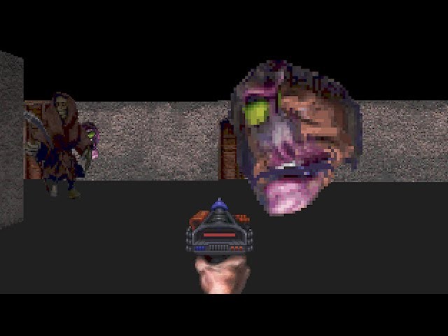 In-game screenshot: a floating apparition