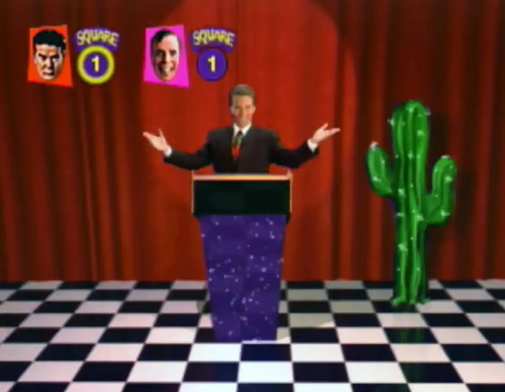 In-game screenshot: host Twink Fizzdale