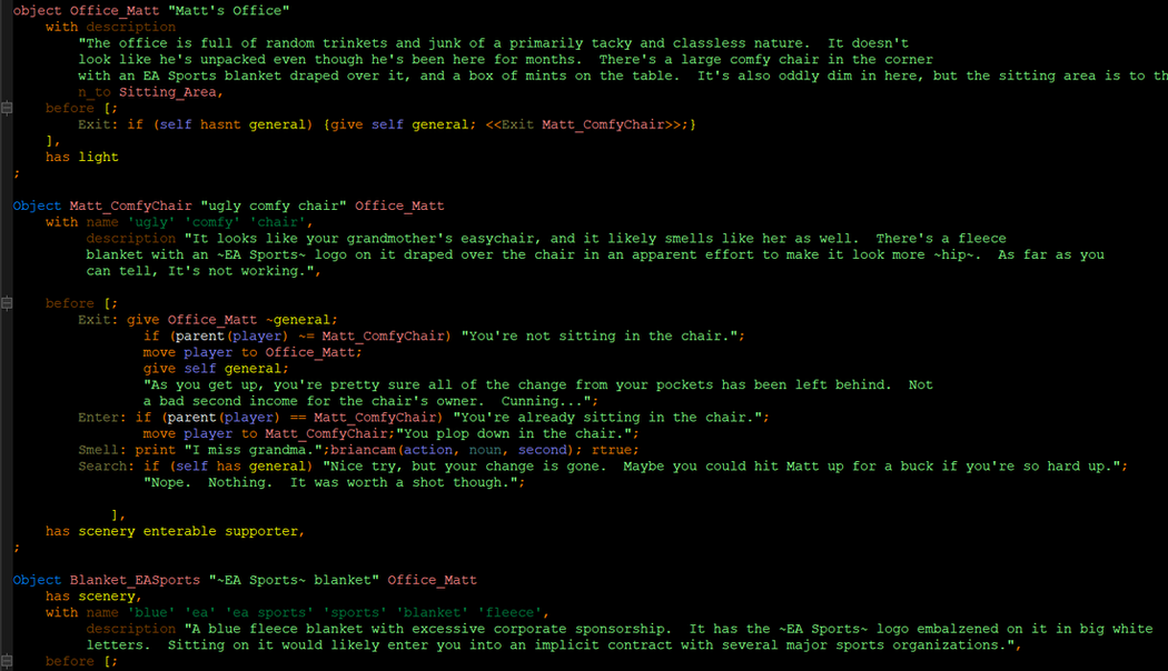 Sims-R-Us code snippet